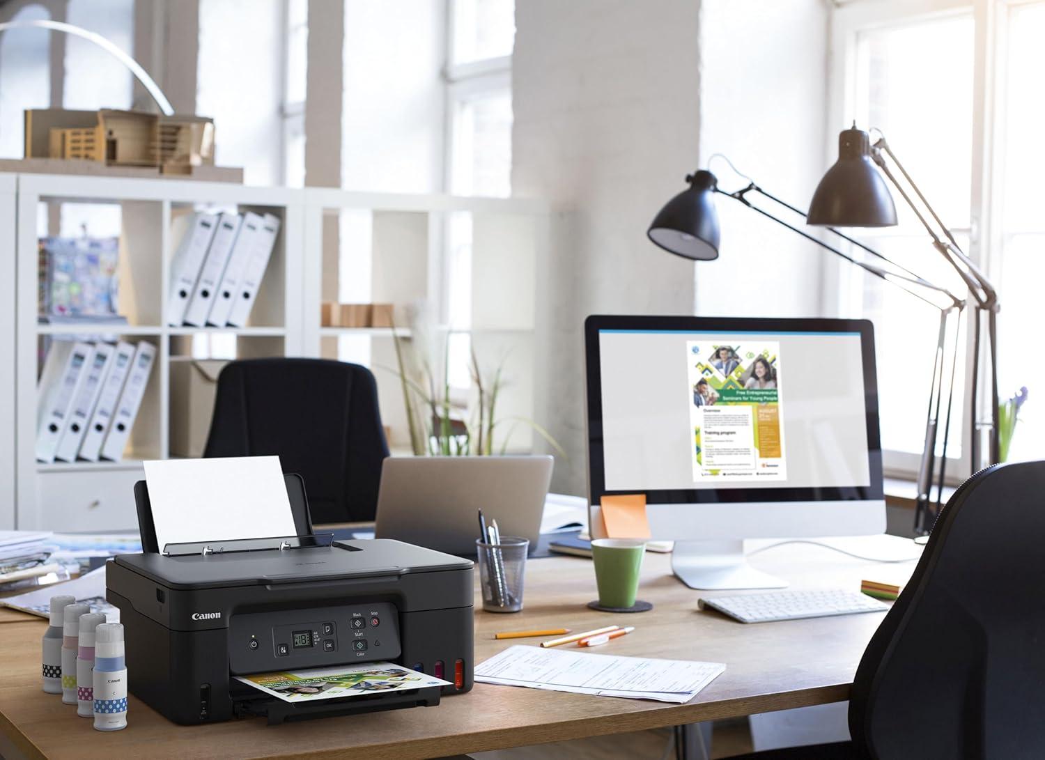 Canon PIXMA MegaTank G2770 A4 Ink-Tank Colour Multifunction Printer | 11 / 6 IPM (Black / Colour) | USB 2.0 | Print, Scan, Copy | 2 Years Standard Warranty thumbnail 4