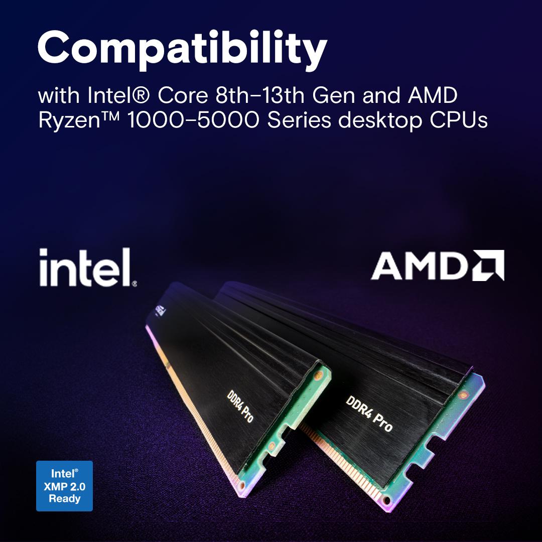 Crucial Pro 16GB DDR4 RAM 3200MHz Desktop RAM / Memory, CP16G4DFRA32A, 10 Year Warranty