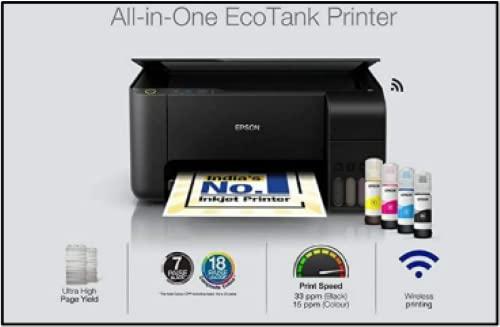 Epson EcoTank L3252 A4 Inkjet Colour Multifunction Printer | 10 PPM (Black) / 5  PPM (Colour) | USB 2.0, Wireless or Wi-Fi | 1 Year Warranty  thumbnail 2