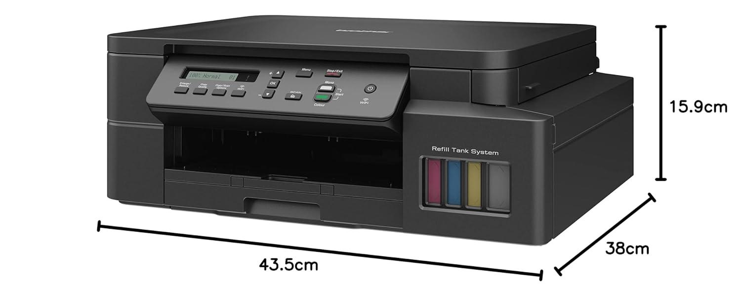 Brother DCP-T525W Inkjet A4 Colour Multifunction Printer | 8 PPM (Black)/ 5 PPM (Colour) | 128 MB | Print, Scan, Copy |USB 2.0, Wireless or Wi-Fi | Free Installation | 1 Year Warranty thumbnail 8