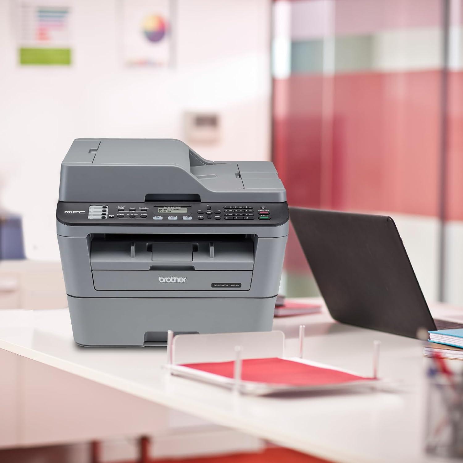 Brother MFC L2701D Multi-Function Monochrome Laser Printer | 30 PPM | 32 MB | USB 2.0 | Automatic Duplex | A4 Multifunction Printer | 1 Year Warranty thumbnail 4
