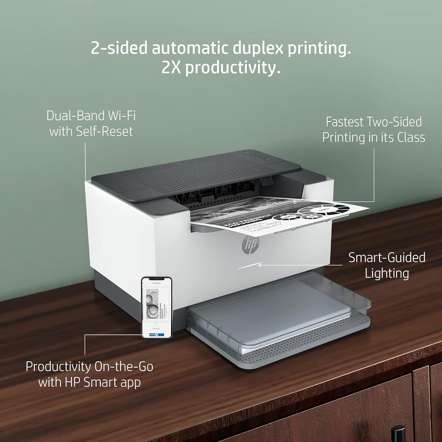 HP LaserJet Pro 208dw | 29 PPM | 64 MB | USB 2.0, Ethernet,  Wireless or Wi-Fi | Automatic Duplex | A4 Single Function Printer | 1 Year Warranty thumbnail 4