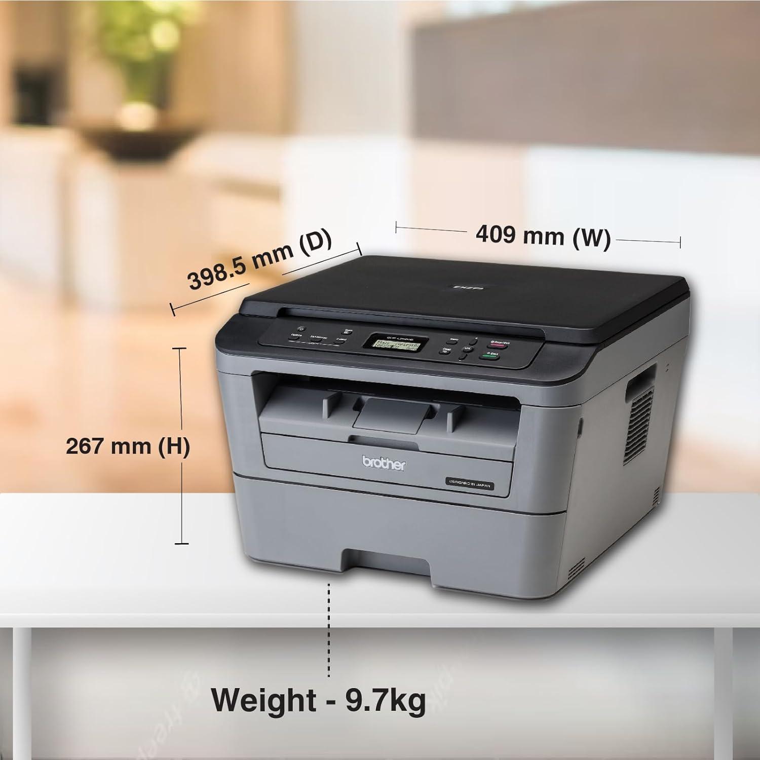 Brother DCP-L2520D multifunction Printer | 30 PPM | 32 MB | USB 2.0 | Print, Copy, Scan | Automatic Duplex | A4 Laser Multifunction Printer | 1 Year Warrany thumbnail 5