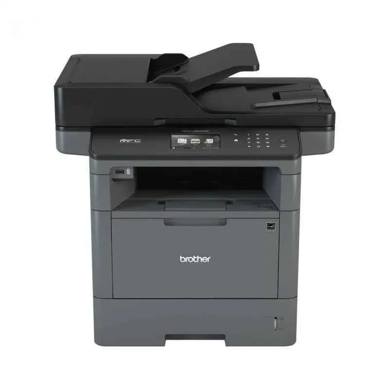 Brother MFC-L5900DW Multi-Function Monochrome Laser Printer | 40 PPM | 1 GB | USB 2.0, Ethernet, Wireless or Wi-Fi | Print, Copy, Scan, ADF, Fax | Automatic Duplex | A4 Printer | 1 Year Warranty