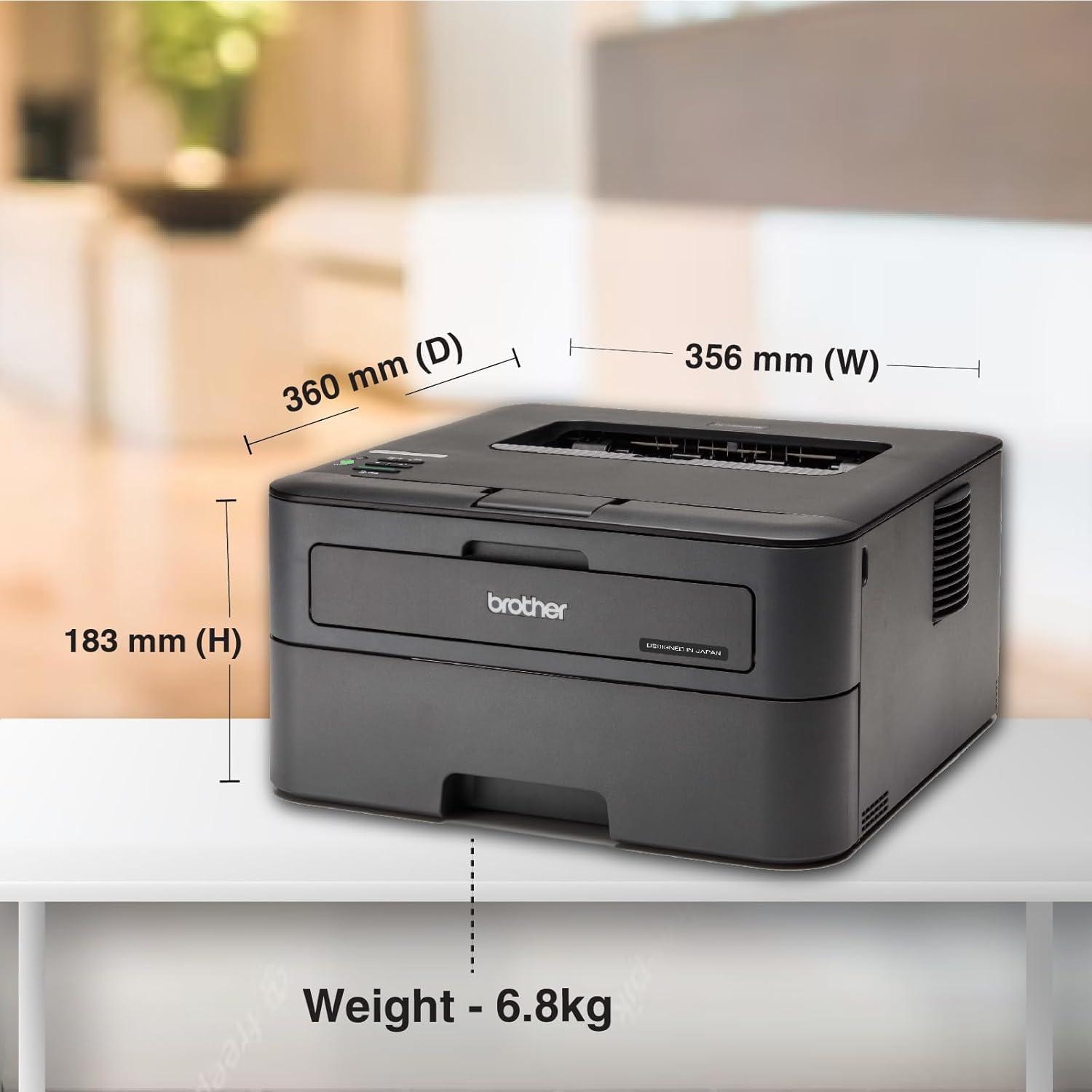 Brother HL-L2366DW A4 Laserjet Single Function Printer | 30 PPM | 32 MB | Automatic Duplex | USB 2.0 | Ethernet | Wireless or Wi-Fi | Free Installation |1 Year Warranty thumbnail 3