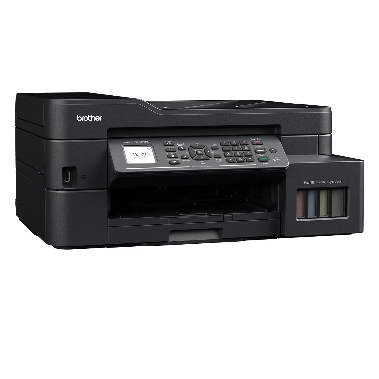 Brother MFC-T920DW Colour inkjet All in One A4 Printer | 8 PPM (Black) / 8 PPM (Colour) | 128 MB | Automatic Duplex | Print, Scan, Copy, ADF, Fax | USB 2.0, Ethernet, Wireless or Wi-Fi | 1 Year warranty thumbnail 3