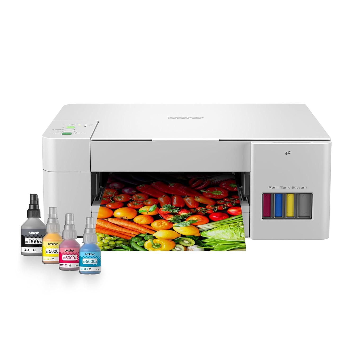Brother Ink Tank DCP-T226 A4 Ink-Tank Colour Multifunction Printer | 16 IPM (Black)/ 9 IPM (Colour) | USB 2.0 | 64 MB | Print, Scan & Copy | Free Installation | 1 Year Warranty