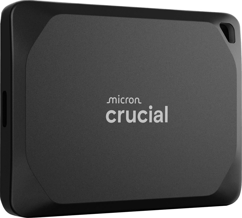 Crucial X10 Pro 1TB Portable SSD, Read and Write speeds up to 2100/2000MB/s IP55 Water and Dust resistance, 7.5 feet/2 meters Drop Protection, 5 Year Warranty