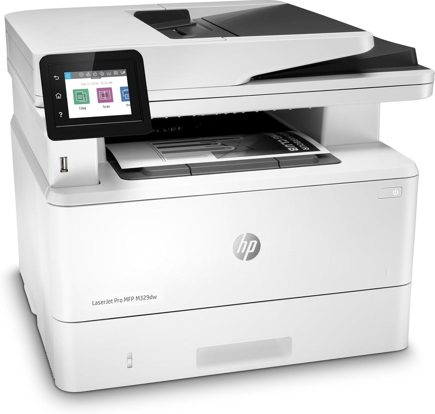 HP LaserJet Multifunction M329dw | 35 PPM | 512 MB Memory | Copy | Scan ADF | Automatic Duplex | Wireless | Ethernet and Speed USB | A4 Multifunction Printer | 1 Year on-site warranty thumbnail 2