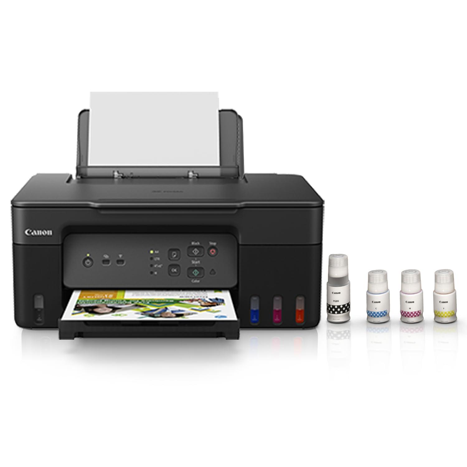 Canon PIXMA MegaTank G3730 A4 Ink Tank Colour Multifunction Printer | 11 / 6 IPM  (Black / Colour) | USB 2.0, Wireless or Wi-Fi | Print, Scan, Copy | 2 Years Warranty thumbnail 2