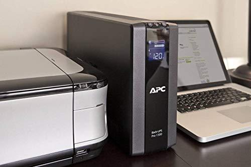 APC Back-UPS Pro BR1000G-IN, 1000VA line interactiv UPS | 600W, 230V UPS System, High-Performance Premium Power Backup & Protection for Home Office, Desktop PC, Gaming Console & Home Electronics | 2 Year Warranty thumbnail 3