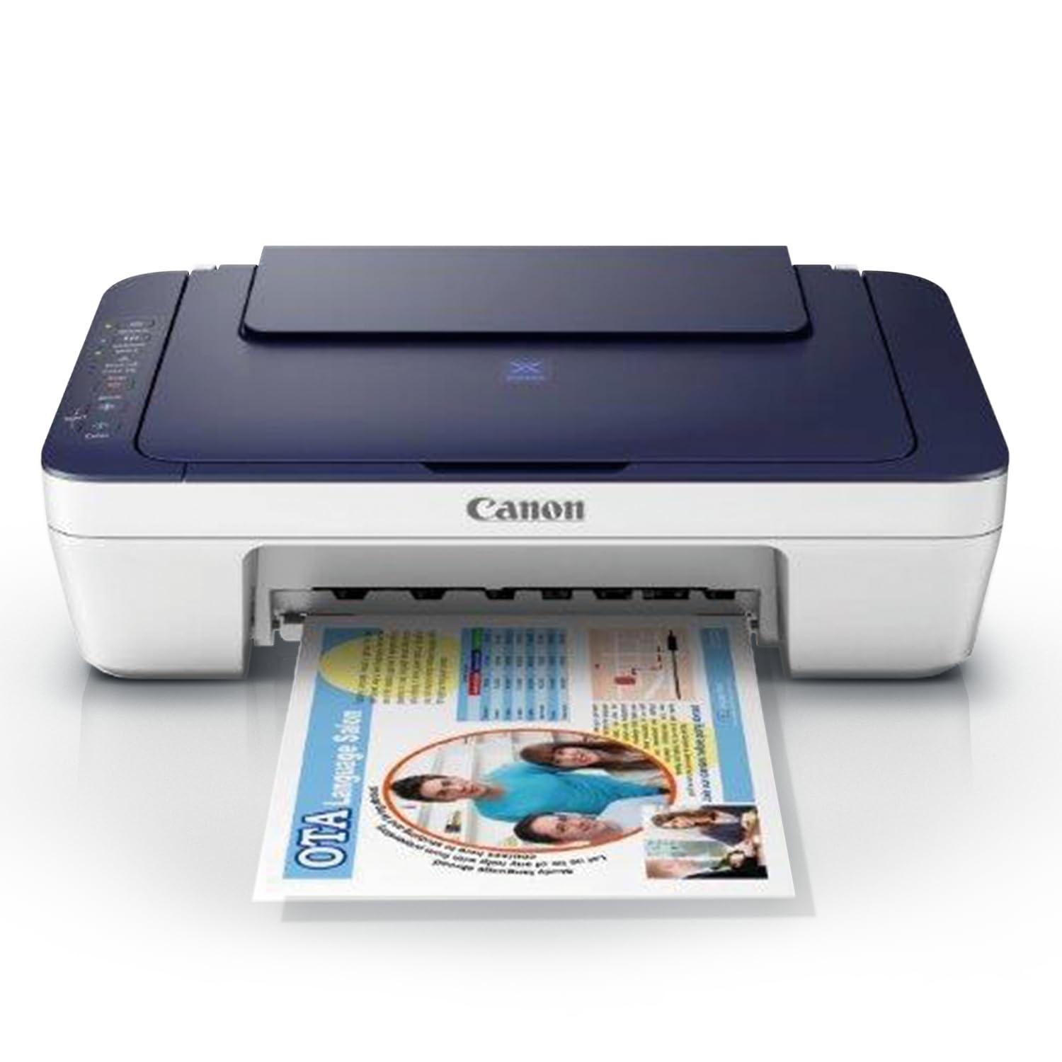 Canon PIXMA E477 A4 Inkjet Colour Multifunction Printer | 8.0 IPM (Black) / 4.0 IPM (Colour) | USB 2.0, Wireless or Wi-Fi | Print, Scan, Copy | 1 Year Warranty thumbnail 2