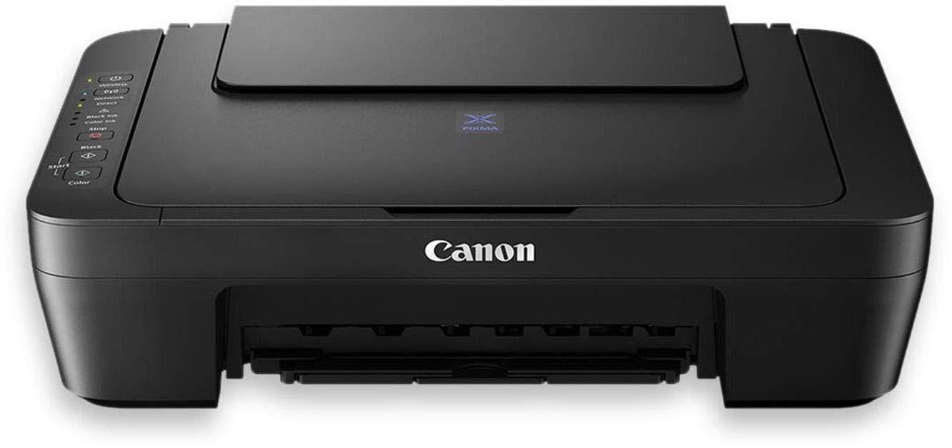 Canon PIXMA E470 A4 Inkjet Colour Multifunction Printer | 8 IPM (Black) / 4 IPM (Colour) | USB 2.0, Wireless or Wi-Fi | Print, Scan, Copy | 1 Year Warranty