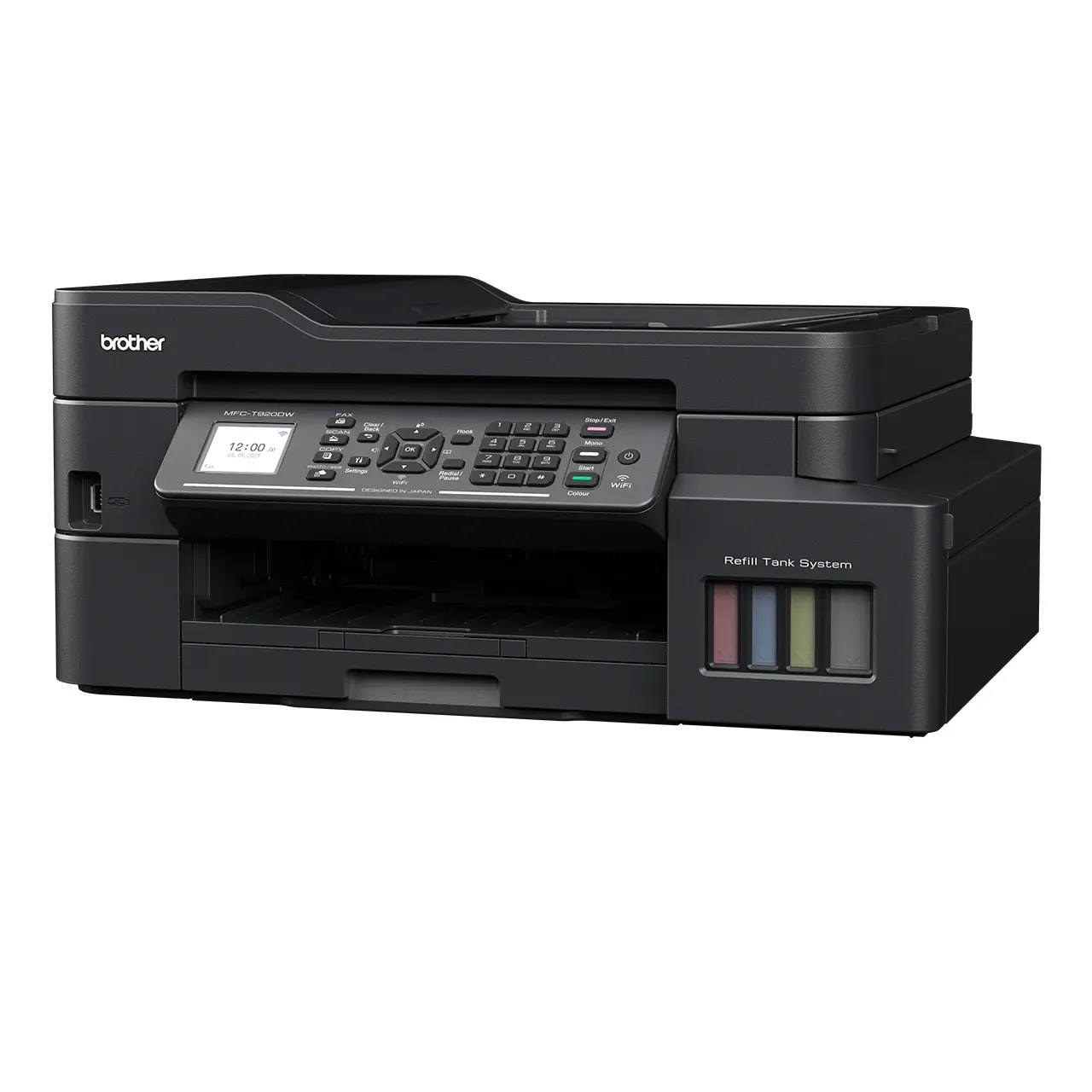 Brother MFC-T920DW Colour inkjet All in One A4 Printer | 8 PPM (Black) / 8 PPM (Colour) | 128 MB | Automatic Duplex | Print, Scan, Copy, ADF, Fax | USB 2.0, Ethernet, Wireless or Wi-Fi | 1 Year warranty thumbnail 2