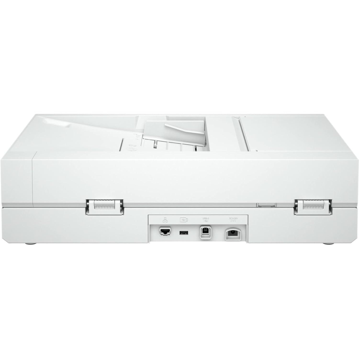 HP ScanJet Pro N4600 fnw1 | 40 PPM | Wireless or Wi-Fi | USB | Ethernet | ADF & Flatbed Scanning | Color Automatic Duplex | A4 Scanner | 1 Year Warranty thumbnail 7