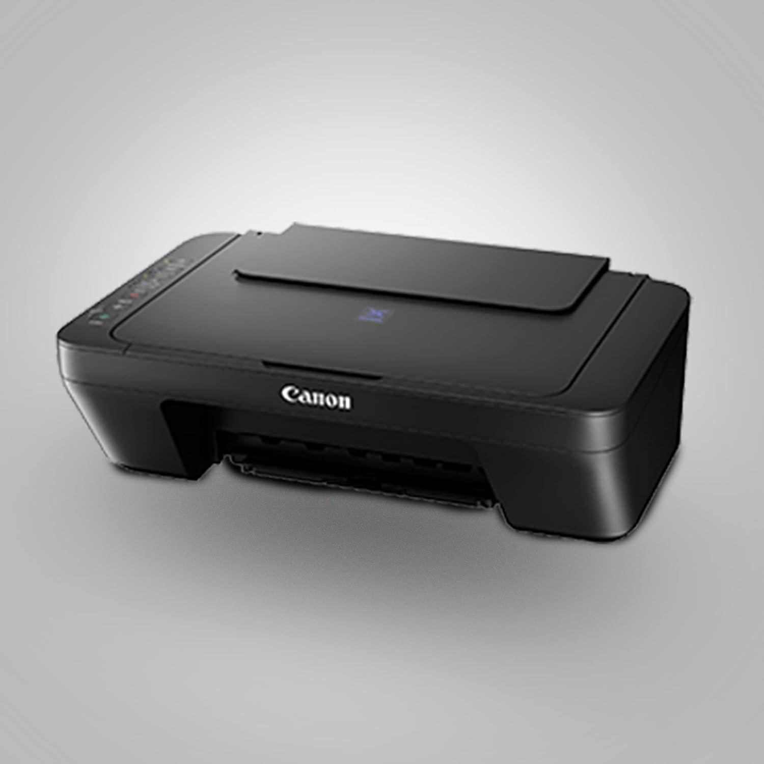 Canon PIXMA E470 A4 Inkjet Colour Multifunction Printer | 8 IPM (Black) / 4 IPM (Colour) | USB 2.0, Wireless or Wi-Fi | Print, Scan, Copy | 1 Year Warranty thumbnail 2