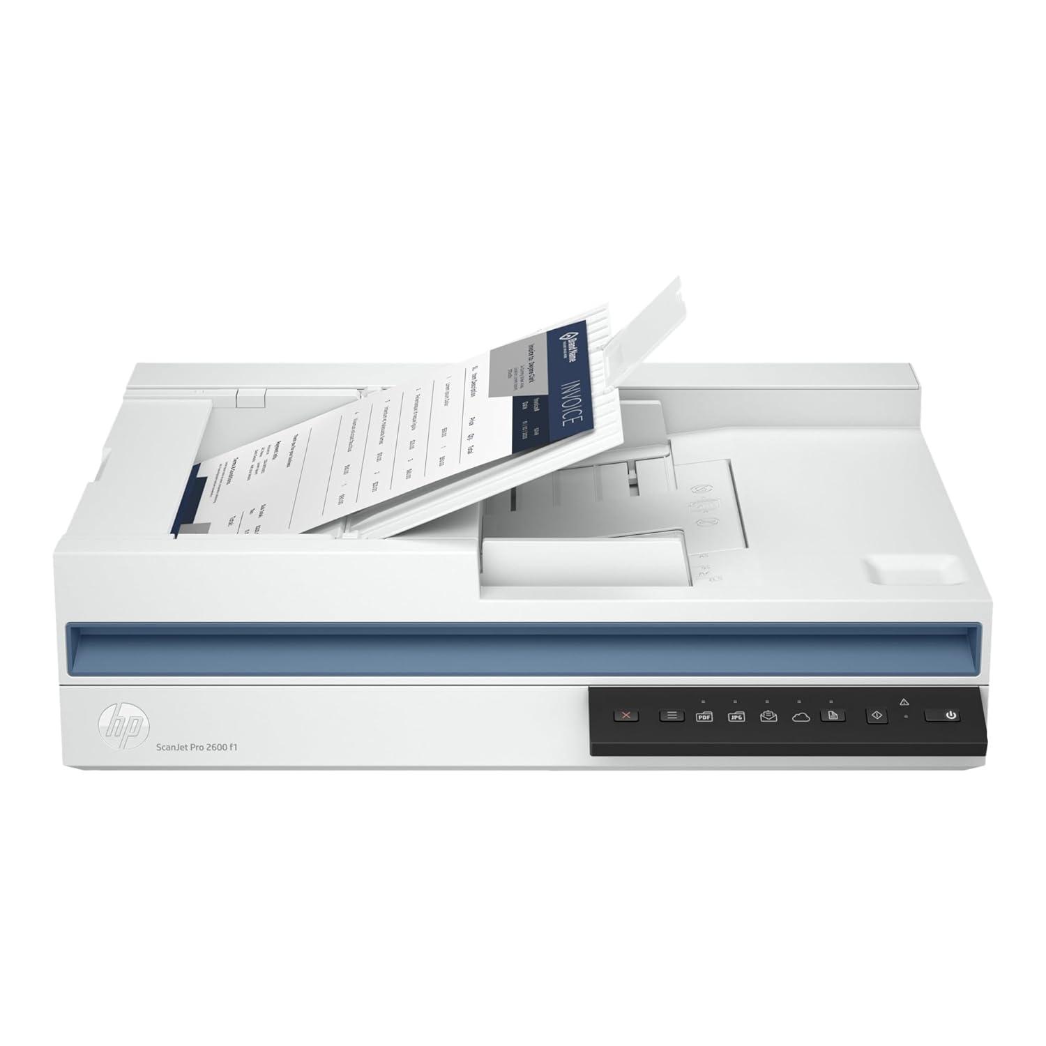 HP ScanJet Pro 2600 f1 | ADF & Flatbed | 256 MB | CIS Scanning | 25 PPM | USB 2.0 | A4 Scanner | 1 Year Warranty 