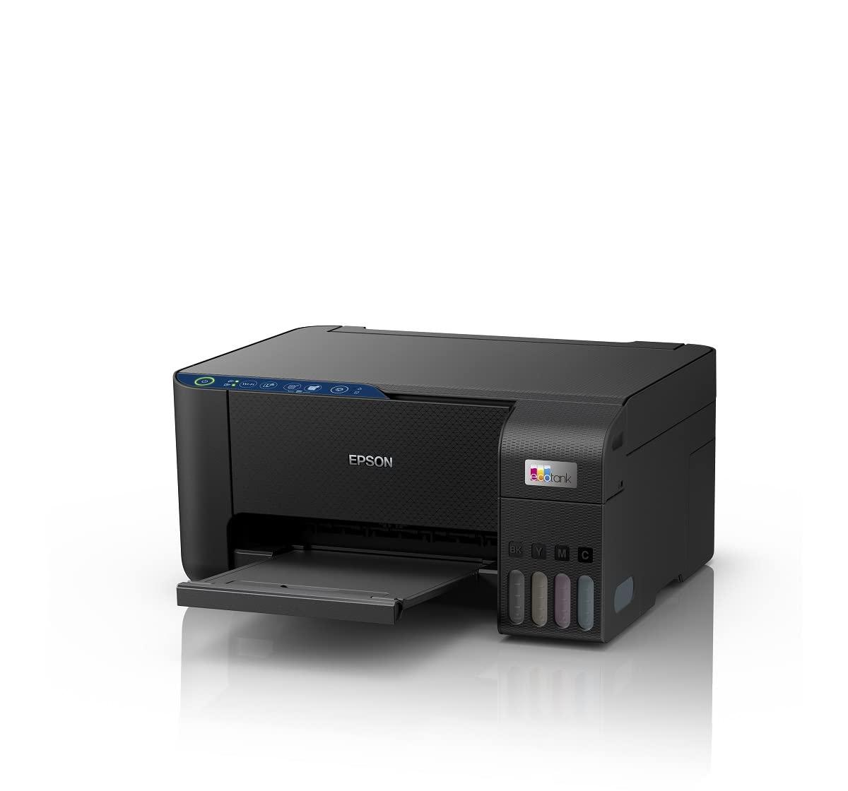 Epson EcoTank L3252 A4 Inkjet Colour Multifunction Printer | 10 PPM (Black) / 5  PPM (Colour) | USB 2.0, Wireless or Wi-Fi | 1 Year Warranty 