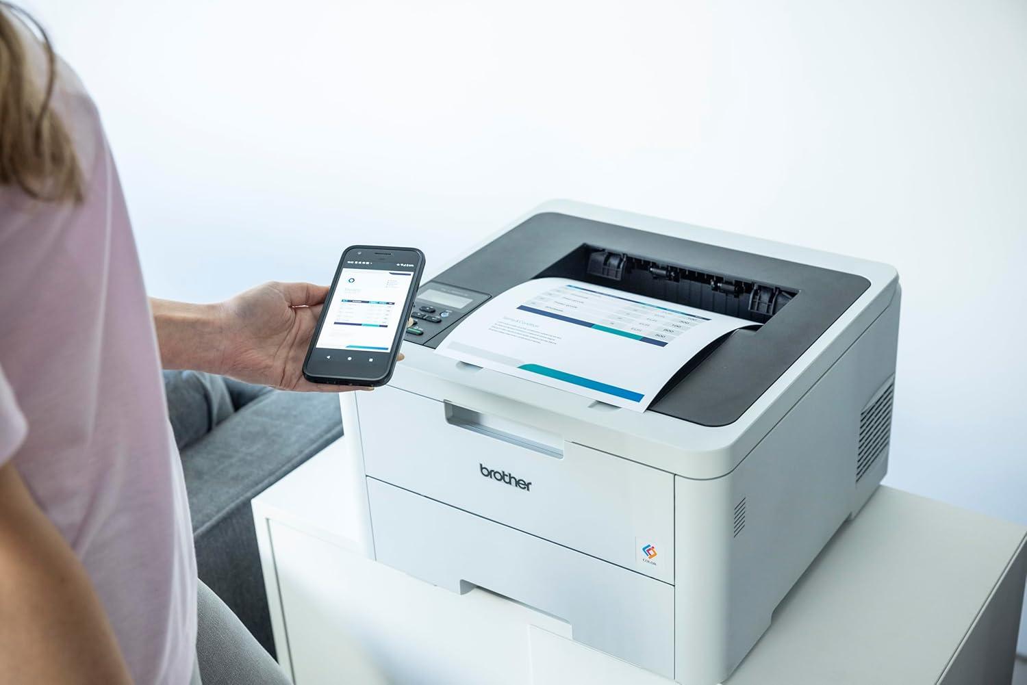 Brother HL-L3220CDW Colour | 19 PPM (Black and Colour | 256 MB | A4 Single Function Printer | 18 PPM (Colour/Black) | 256 MB | Automatic Duplex | Color Laser LED Printer | USB 2.0, Wireless or Wi-Fi | 1 Year Warranty thumbnail 5