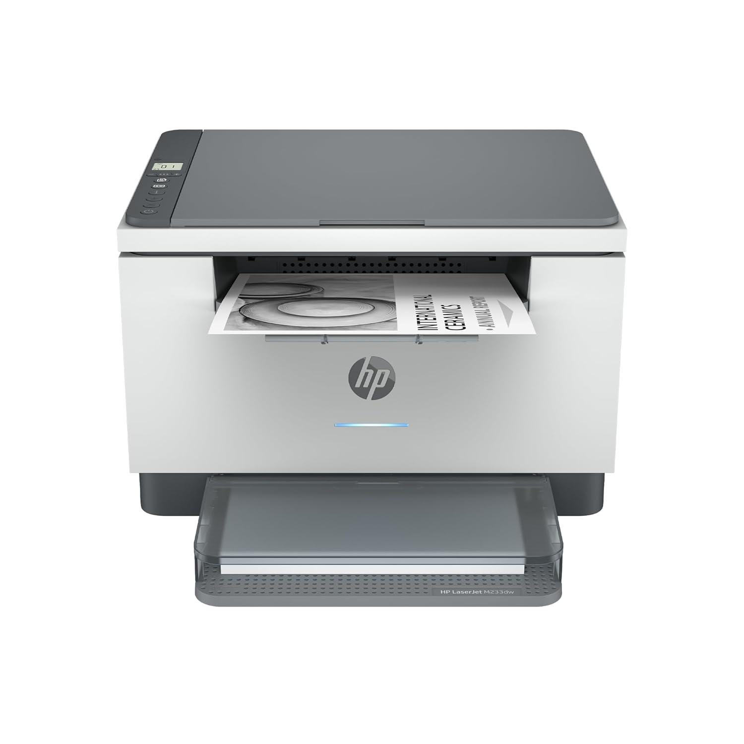 HP LaserJet MFP M233dw Printer | 29 PPM | 64 MB | USB 2.0, Ethernet, Wireless or Wi-Fi | Print, Copy, Scan | Automatic Duplex | A4 Multifunction Printer | 1 Year Warranty