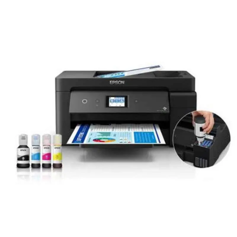 Epson EcoTank L14150 A3+ Ink Tank Colour Multifunction Printer | Simplex: 17 ipm (Black) / 9 ipm (Colour), Duplex: Up to 7 ipm (Black) / 5 ipm (Colour) | USB 2.0 | Ethernet | Wireless or Wi-Fi | Print | Scan | Copy | Fax | ADF | Automatic Duplex | 1 Year  thumbnail 4