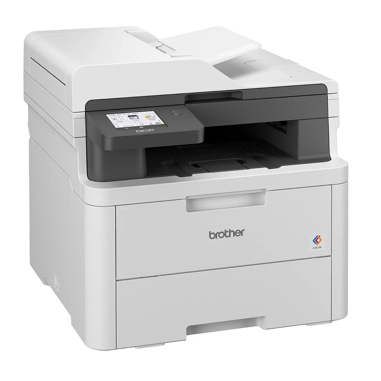 Brother DCP-L3560CDW Multifunction Colour Laser | Up to 26 (Mono) / Up to 26 (Colour) PPM (A4) | 512 MB | Print, Copy, Scan, ADF | Automatic Duplex | USB 2.0, Ethernet, Wireless or Wi-Fi | A4 Printer | 1 Year Warranty thumbnail 3