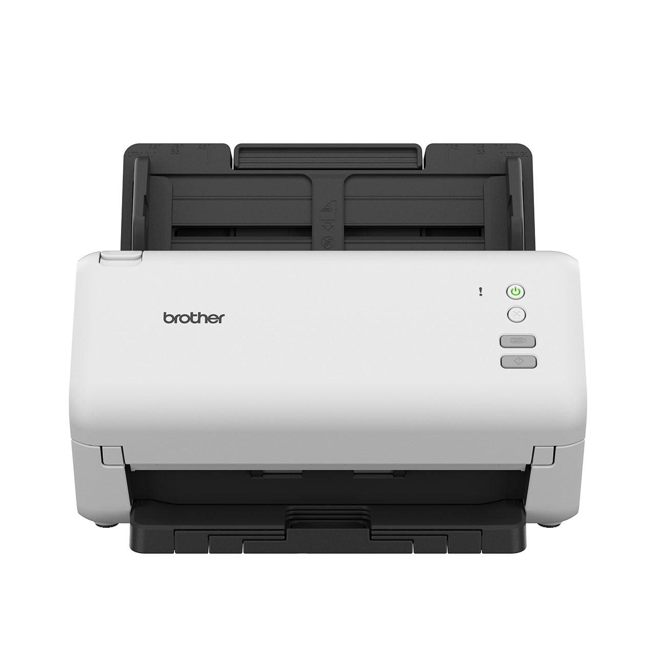 Brother ADS-3100 High-Speed Desktop Scanner | 40 PPM | 512 MB | USB | Colour Automatic Duplex | A4 Scanner | 1 Year Warranty