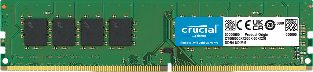 Crucial 16GB DDR4 3200MHz Desktop RAM / Memory CT16G4DFRA32A, 10 Year Warranty