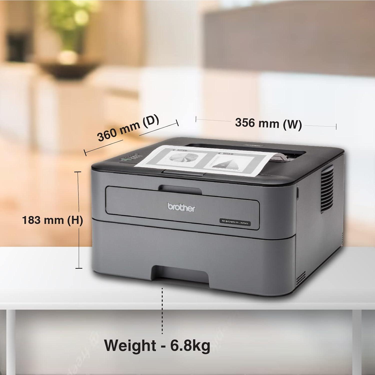 Brother HL-L2321D Single Function Laserjet Printer | 30 PPM | 8 MB | USB 2.0 | Automatic Duplex | A4 Single Function Printer | 1 Year Warranty  thumbnail 4