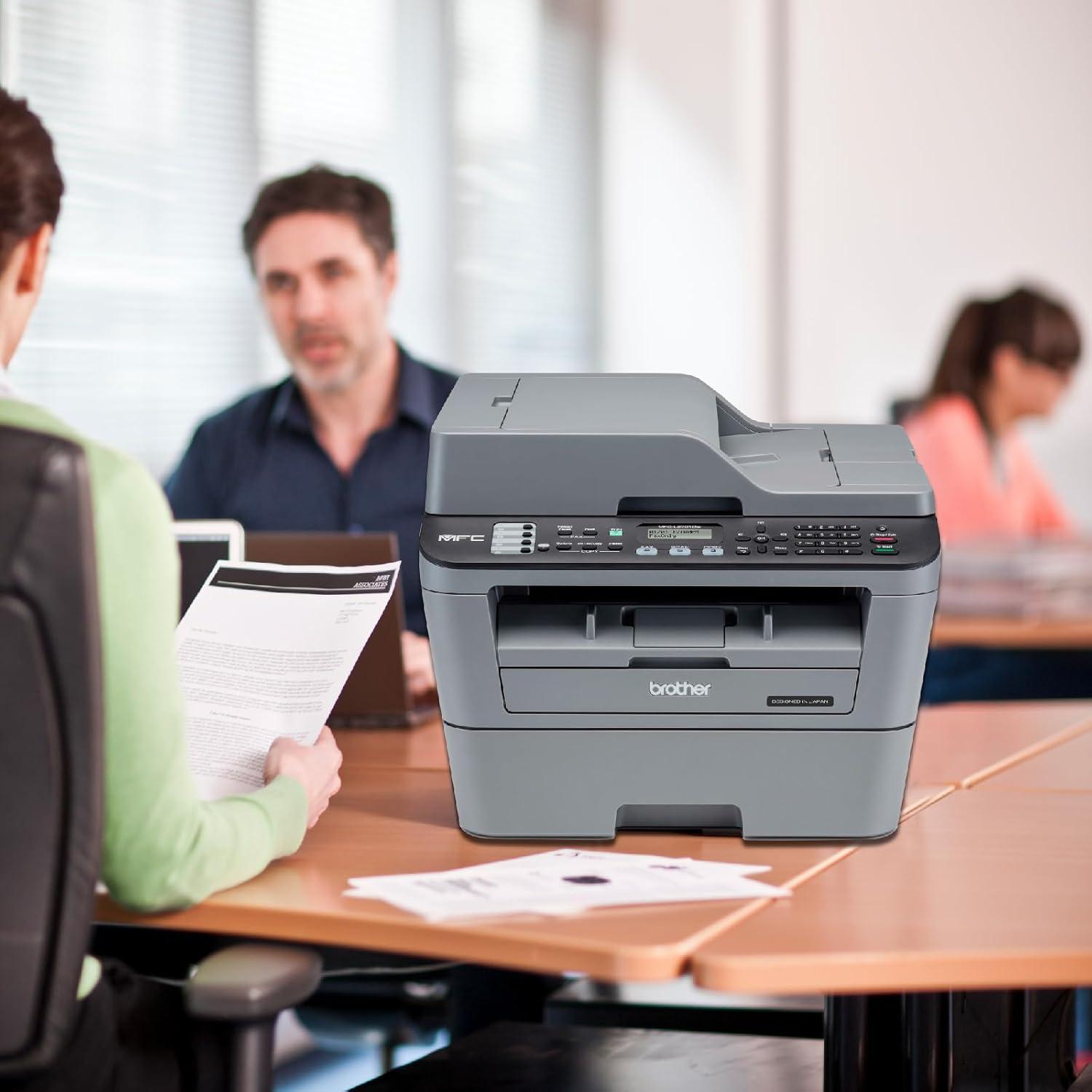 Brother MFC L2701DW A4 Laserjet All in One Printer | 30 PPM | 32 MB | USB 2.0 | Ethernet | Wireless of Wi-Fi | Print | Copy | ADF Scan | Fax |  Automatic Duplex | 2 in 1 ID Copy Button | 2-line LCD Display | 1 Year Warranty thumbnail 5