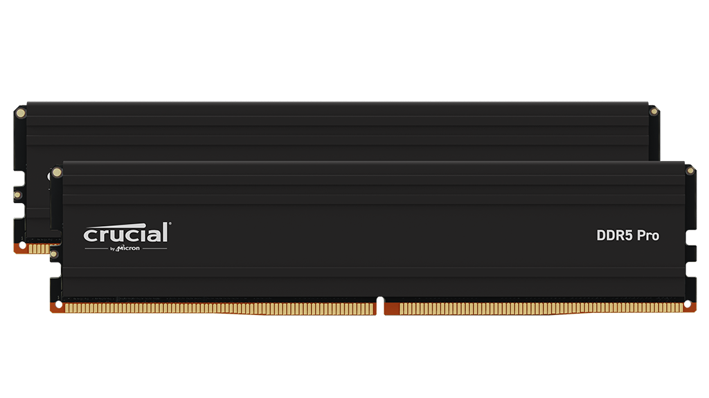 Crucial Pro 96GB Kit (2x48GB) DDR5 RAM 5600MHz Desktop RAM /  Memory, CP2K48G56C46U5, 10 Year Warranty