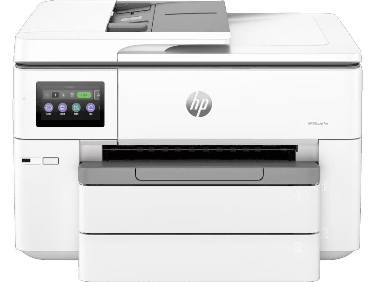 HP OfficeJet Pro 9730 A3 Colour Multifunction Printer | 22 PPM (Black) and 18 PPM (Color) | 512 MB | USB | Ethernet | Wireless or Wi-Fi | Print | Copy | Scan | Automatic Duplex | 1 Year Warranty